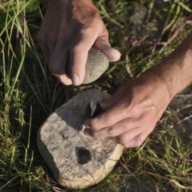 Techniki krzemieniarskie, cz. 1 *** Flint-knapping techniques, pt. 1 [PL/EN]